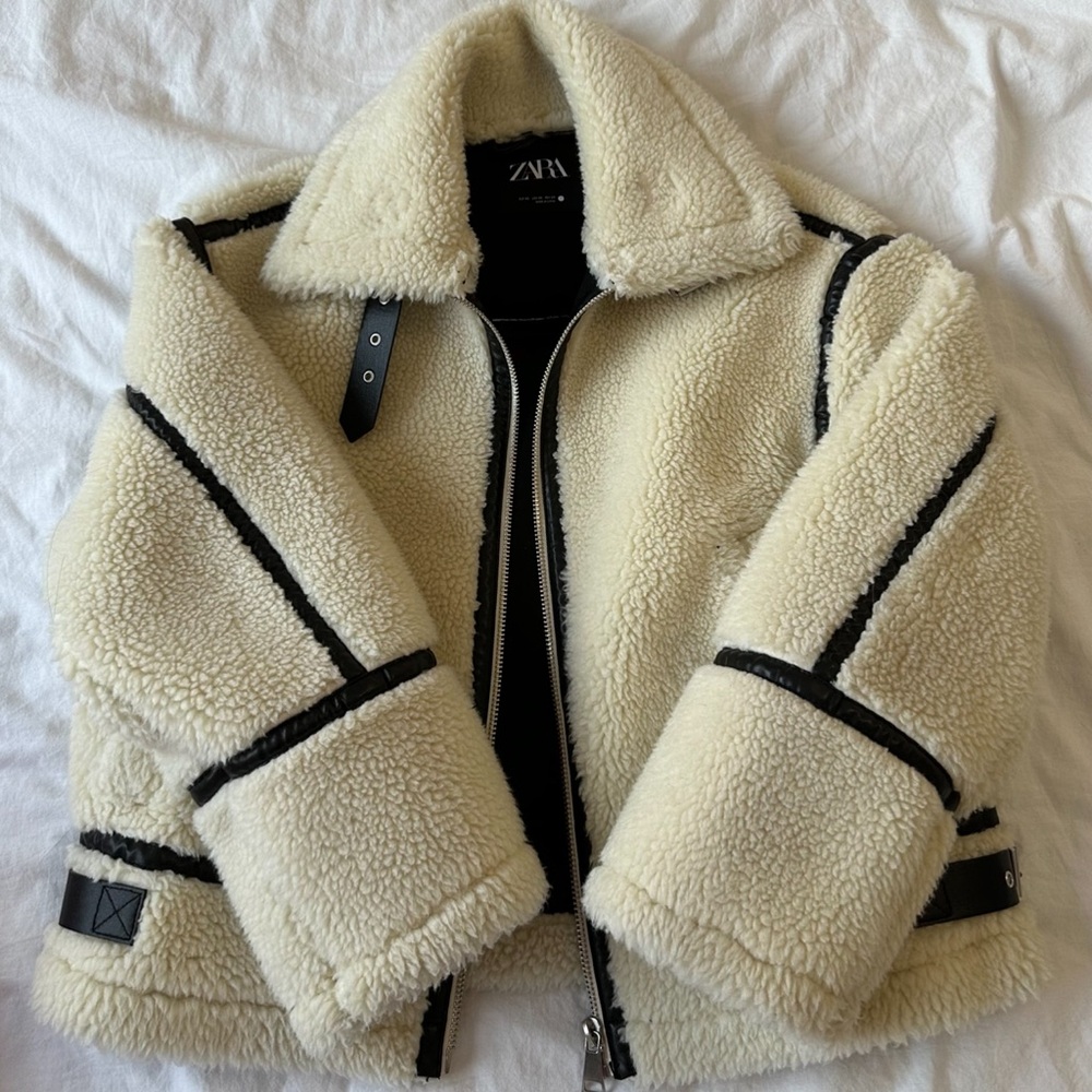 Zara Aviator Sherpa Jacket